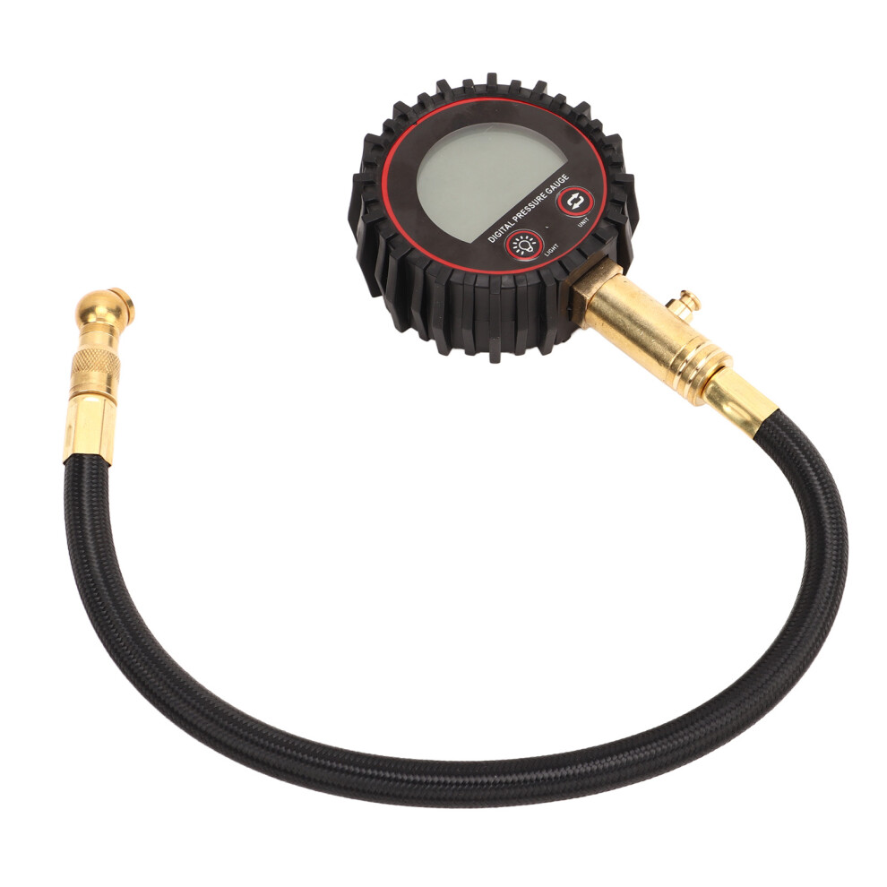 Digital Tire Pressure Gauge 0 To 200 Psi 4 Units Accurate Easy To Read For Car Motorcycle Suv Bike 3141315048510