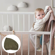 Cotton Baby Bed Sheet Soft Breathable Comfortable Baby Crib Mattress Sheet for Boys Girls OD Green