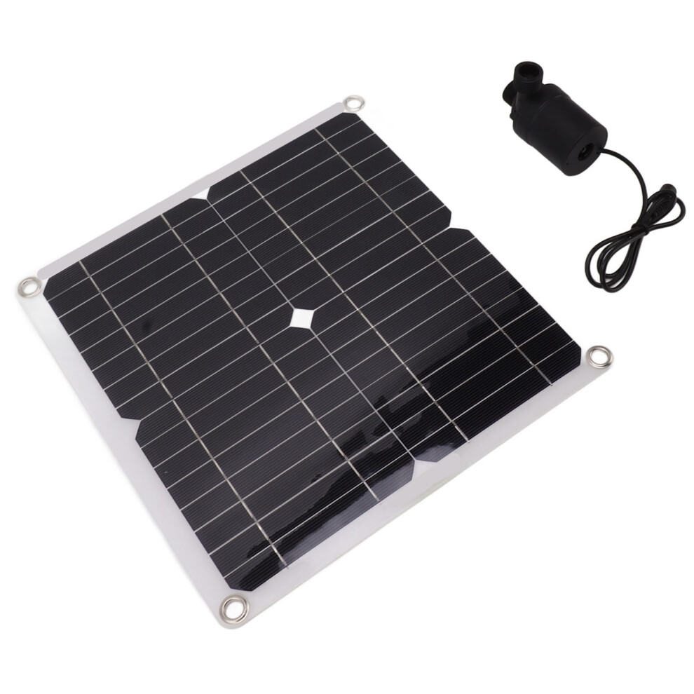 Solar Water Pump Kit 50W Solar Panel 22W Water Fountain Pump With Battery Box Timing Controller Dc12v 6941315049671