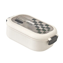2 Compartment Bento Box Heat Preservation Stainless Steel Interlayer Lunch Box Airtight Portable Food Storage Containers for School Office