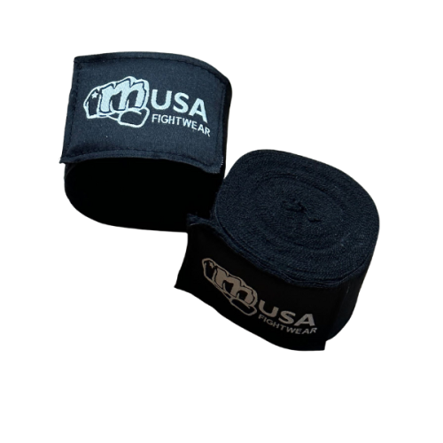 Musa Boxing Hand Wraps 4.5 meter Fighting Black Hand Wraps 1
