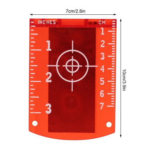 2 Pcs Laser Target High Visibility ABS Engineering Plastic Magnetic Laser Target Plate Card 1