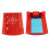 2 Pcs Laser Target High Visibility ABS Engineering Plastic Magnetic Laser Target Plate Card 15