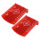 2 Pcs Laser Target High Visibility ABS Engineering Plastic Magnetic Laser Target Plate Card 1