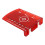 2 Pcs Laser Target High Visibility ABS Engineering Plastic Magnetic Laser Target Plate Card 11