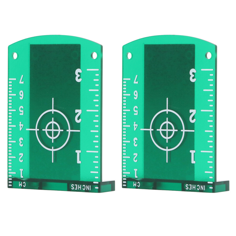 2Pcs Laser Target Plate ABS Magnetic Floor Laser Target Card Level Plate for Replacement-image-OPC-PHR2CPK-NEW