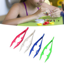 20 Stück Kunststoff-Perlenpinzette, 11 cm, rutschfest, DIY-Bastelwerkzeug