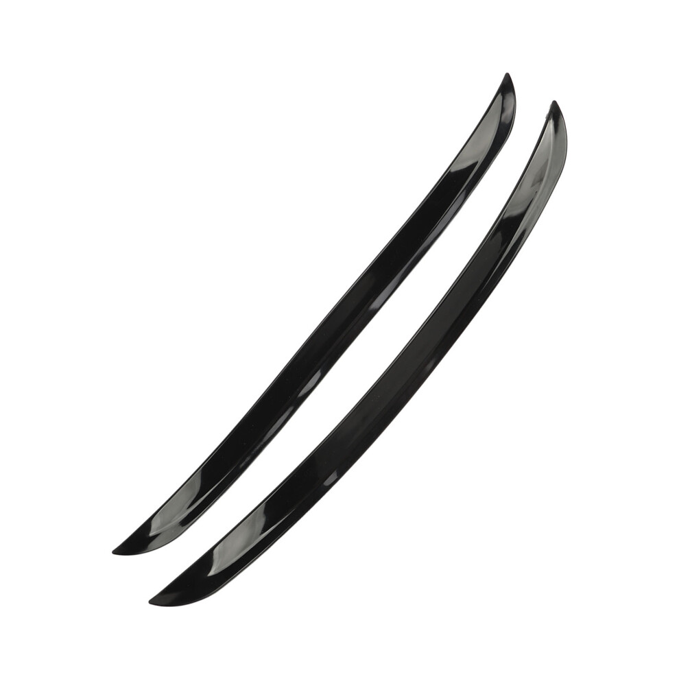 Car Wheel Arch Trim Glossy Wheel Eyebrow Strip Protector Flare Moulding Trim Lips Universal Fit For Most Cars 41.5Cm Black 4321315063556