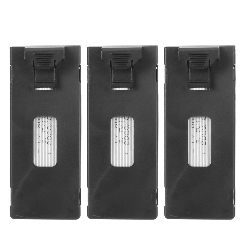 3PCS Drone Lithium Battery 1800MAH 3.7V Rechargeable Quadcopter Drone Battery for E88 E88Pro E100 E99 K3 K6 E89 P1 P4 P5