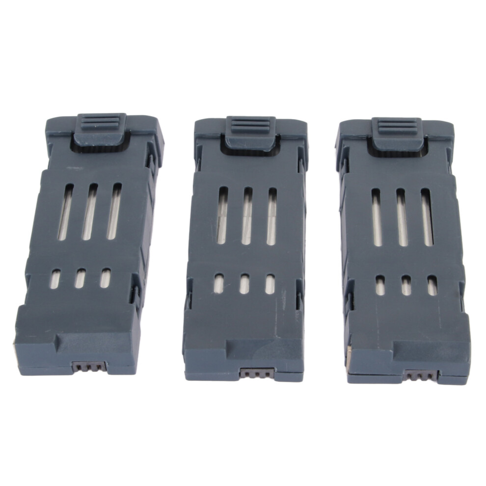3pcs 3.7V 600mAh UAV Lithium Battery High Capacity Quadcopter Lithium Battery With Charging Cable for E58 E68 JY109 998PRO