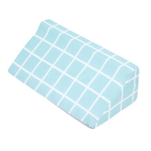 Wedge Pillow R Shaped Soft Comfortable Removable Easy Cleaning Bedsore Turning Wedge Pillow for Side Sleepers 50x25x15cm / 19.7x9.8x5.9in