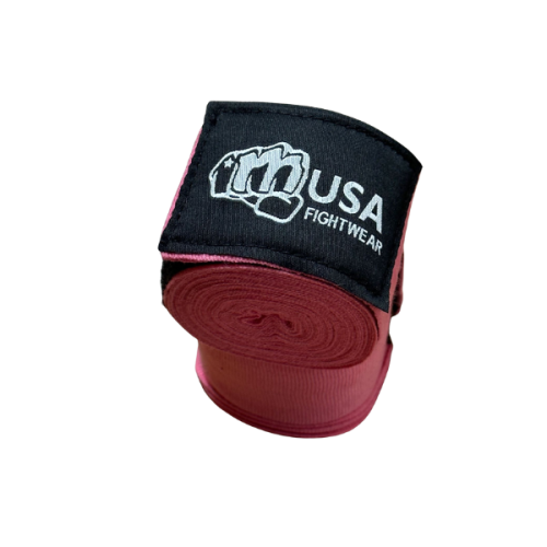 Musa Boxing Hand Wraps 4.5 meter Fighting Pink Hand Wraps 2