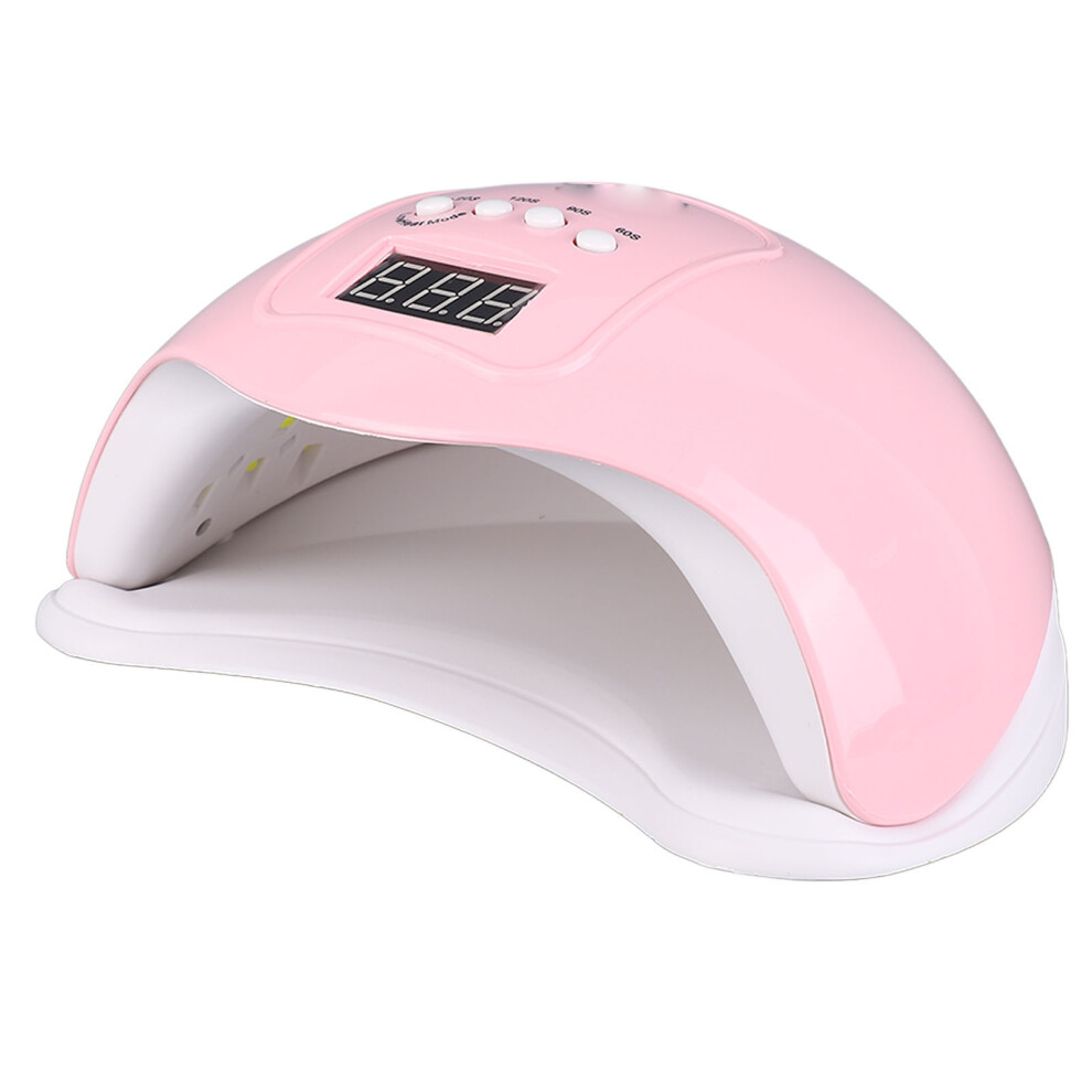 Light/Pink Digital Nail Dryer 24Pcs Chips 48W Portable Multi Mode Usb Led Manicure Lamp