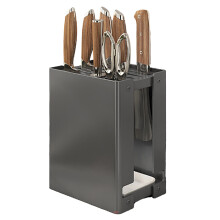 Home Kitchen Multifunctional Knife Rack Magnetic Drainage Vertical Rack All in One Knife Storage Rack