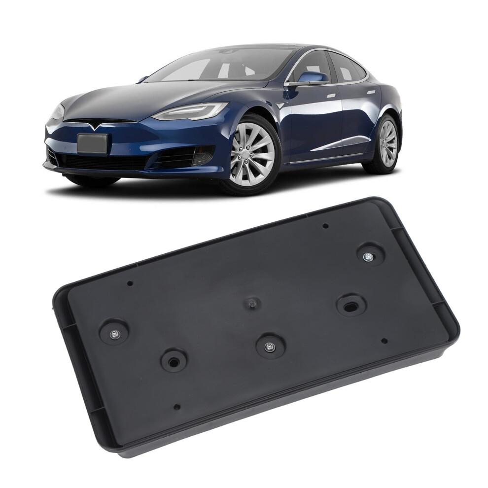 Front License Plate Frame Impact Resistant 1588288 00 B Replacement For Tesla Model S 2016 To 2023 9411315070601