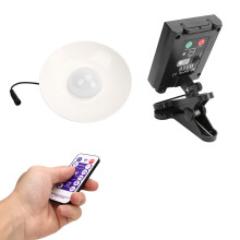 Solar Powered Umbrella Light LED Patio Cantilever Umbrella Light with Timing Controller for Outdoor Yard