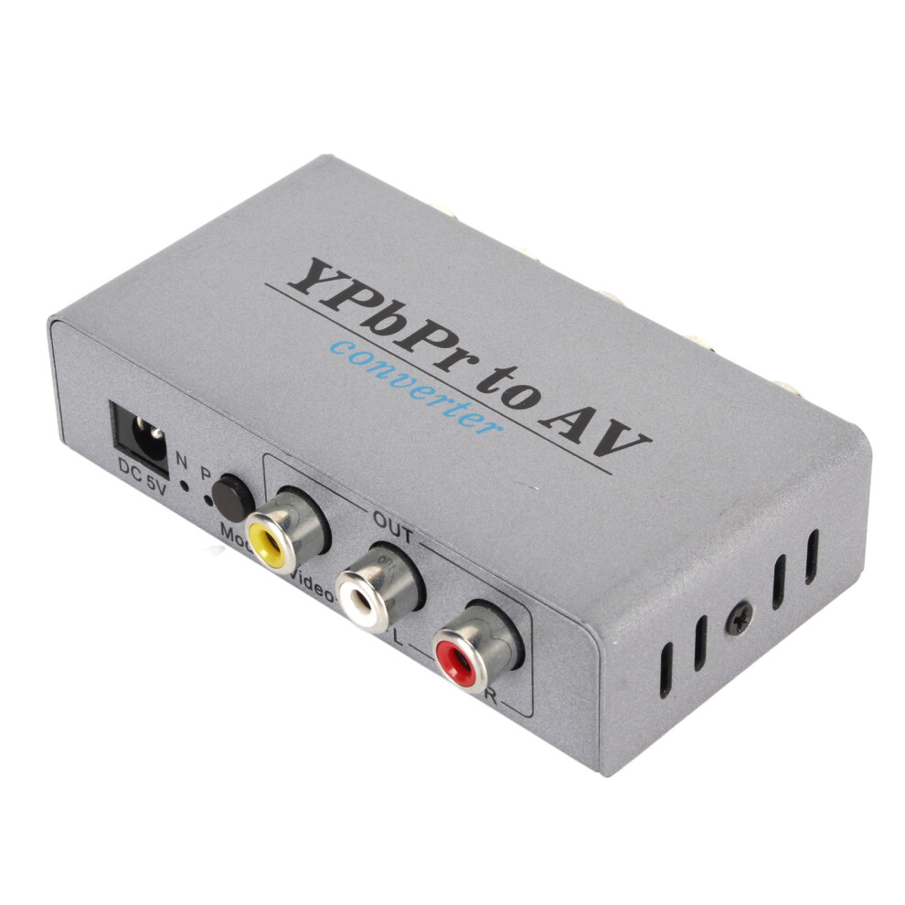 Ypbpr To Av Converter 1080P60 Ypbpr Video Capture Ypbpr To Cvbs Component Video Converter Adapter With L/R Sound 8051315071362
