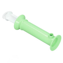 Baby Food Pouch Filler Pure Color Plastic Fruit Squeeze Puree Filler Complementary Feeding Tool Green