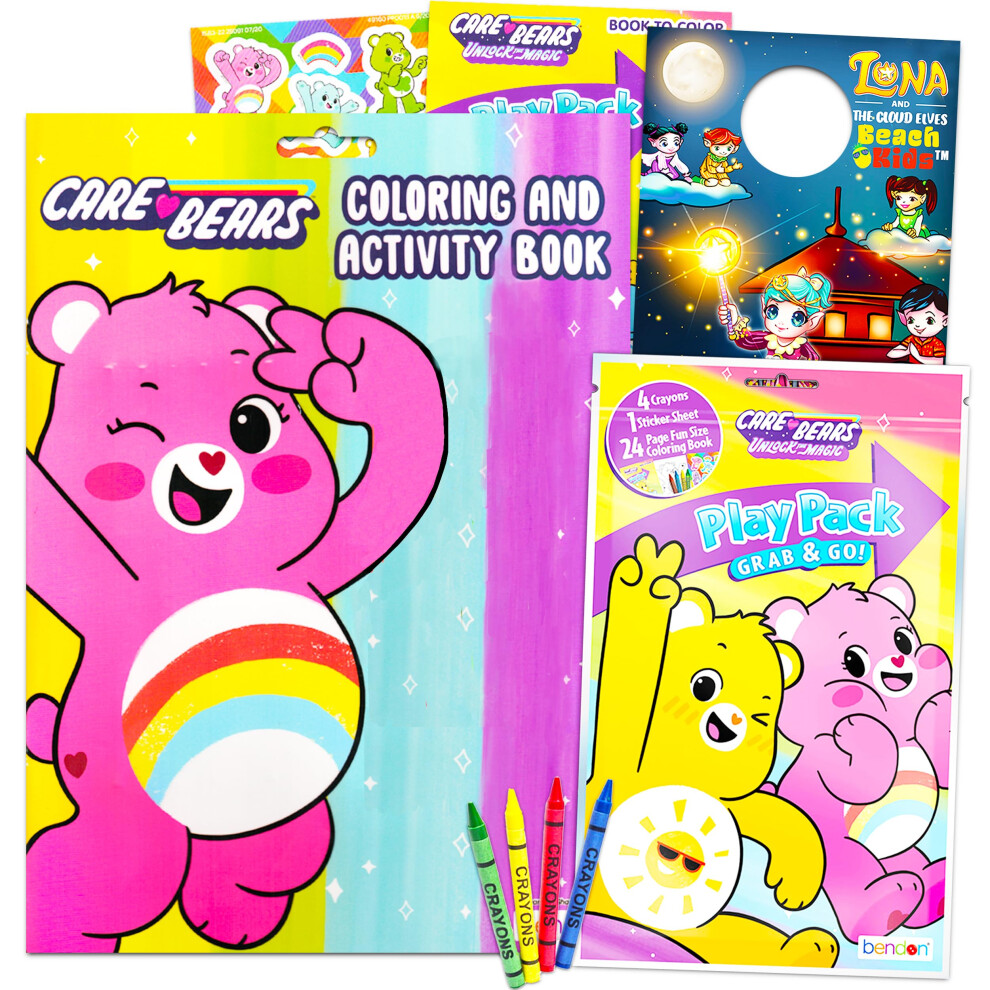 Coffret de livres d'activit?s Care Bears de Bendon Publishing, livre de coloriage Care Bears