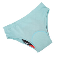 Men Cycling Underwear Silicone Padded Breathable Quick Dry Elastic Biking Shorts Briefs for Summer Road Riding Light Blue L