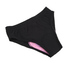 Damentrekking-Unterwäsche schnelltrocknend, atmungsaktiv, schwarz, XL, Fahrradshorts