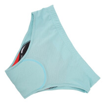 Men Cycling Underwear Silicone Padded Breathable Quick Dry Elastic Biking Shorts Briefs for Summer Road Riding Light Blue 2XL