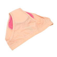 Damen-Radhosen Schnell trocknend, atmungsaktiv, elastisch, beige, L, Sport-Unterwäsche
