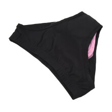 Women Cycling Underwear Quick Dry Breathable Women Bicycle Briefs Shock Absorption 3D Padded Bike Shorts Underwear Black L