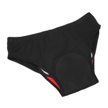 Men Cycling Triangle Underwear Comfortable Breathable Quick Drying Triangle Underwear with Thickened Silicone Pads XL