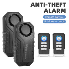 AntiTheft Bicycle High Visibility Alarm Wireless Bike E-Bike Movement Sensing Alarm Waterproof Remote Bicycle Search and Alarm Device
