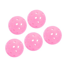Leuchtende pinke Pickleball-Bälle 74 mm, 5 Stück, für Outdoor-Sport