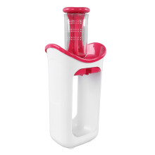 Food Squeeze Station Safe Portable Baby Pouch Filling Station for Semi Solid Food for Infant Toddlers Red