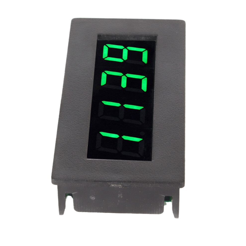 Digital Frequency Meter Speedometer Dc 8 To 15V 0.56 In 5 To 9999 Rpm 4 Led Digital Display Frequency Tachometer Green 8071315076600