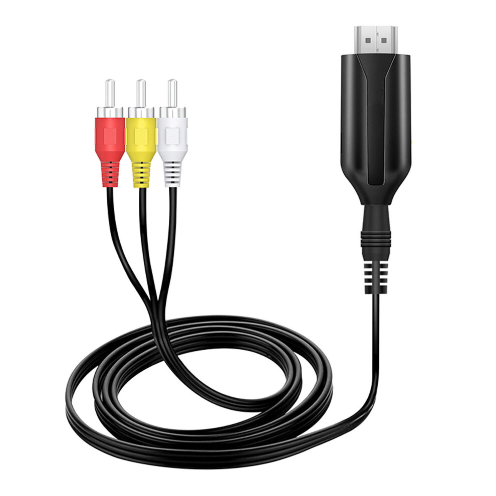 Hd Multimedia Interface To Rca Converter Supports 4K 30Hz Hd Multimedia Interface To Older Tv Adapter For Monitor Projector 6951315078373