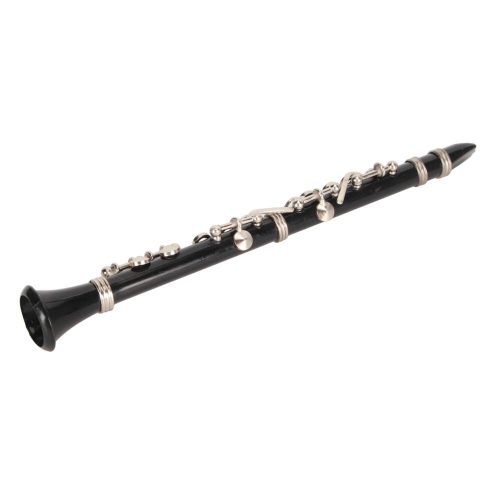 Miniature Clarinet Model Toy with Stand and Case Clarinet Model Display Musical Instruments Home Ornament 5.12in