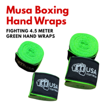 Musa Boxing Hand Wraps 4.5 meter Fighting Green Hand Wraps