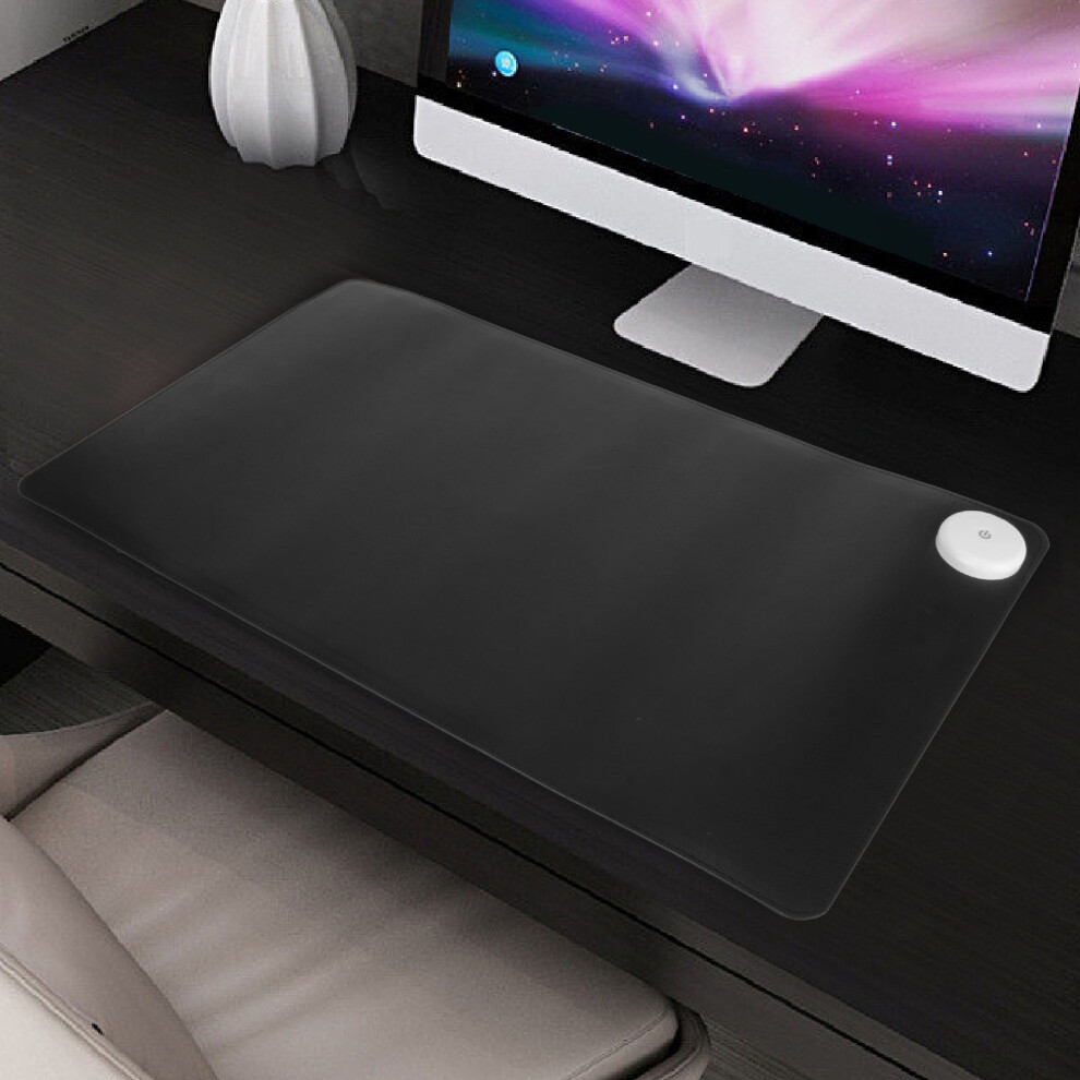 Warm Desktop Pad 3 Heating Levels Timing Waterproof Large Pu Leather Heated Mouse Pad For Office 100Â240V Uk Plug 7901315082091
