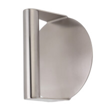 Edelstahl-Burgerpresse, 12,5x2,5x7cm, verstellbar, Antihaft-Grillwerkzeug