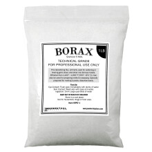 Borax Flux Granular 5 MOL Melting Gold Silver Jewelry Casting Glazing Crucibles and Soldering (1 LB)