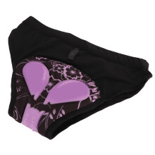 Damen 3D gepolsterte Radunterwäsche, schnell trocknend, schwarz, 2XL, atmungsaktive Shorts