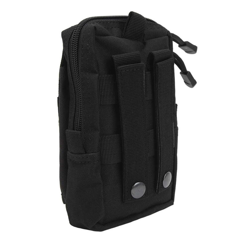 Belt Waist Pouch Waterproof Multi Pocket Oxford Cloth Phone Pouch Carrying Case for Cell Phone Pen Wallet Key Chain Black-image-OPC-PHR2FHX-NEW