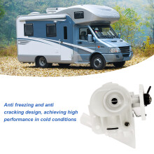 RV-Toilettenwasserhahn-Kit 31705 Bodenmontage ABS Weiß Ersatz