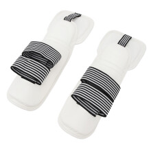 1 Pair Taekwondo Arm Protectors EVA Foam PU Matte Surface Flexible Thickened Elastic Kickboxing Elbow Protectors M