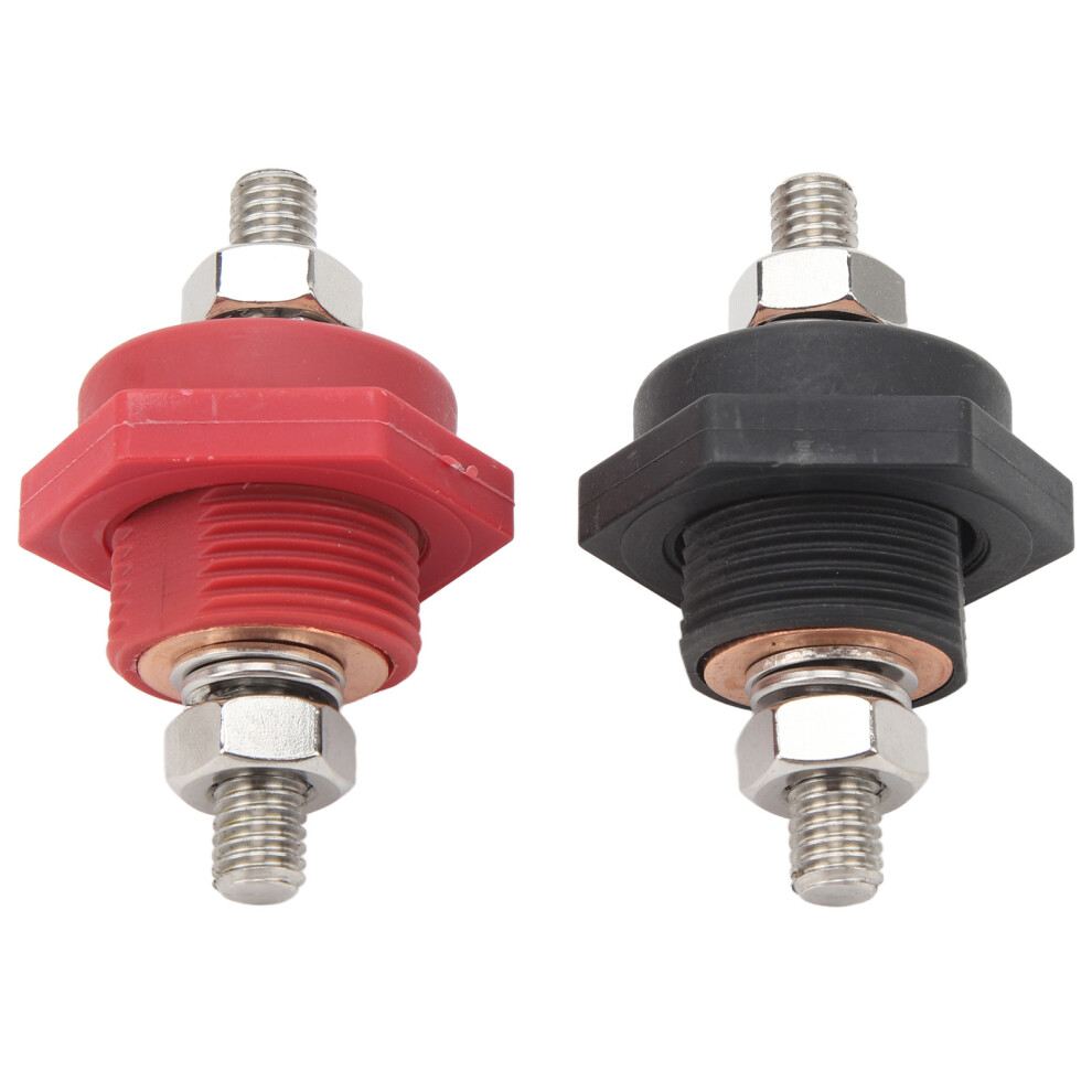 Battery Terminal Connector Dc12v 3/8 In Terminal Post Battery Cable Bulkhead Connectors For Cars Rvs Ships 9381315093842