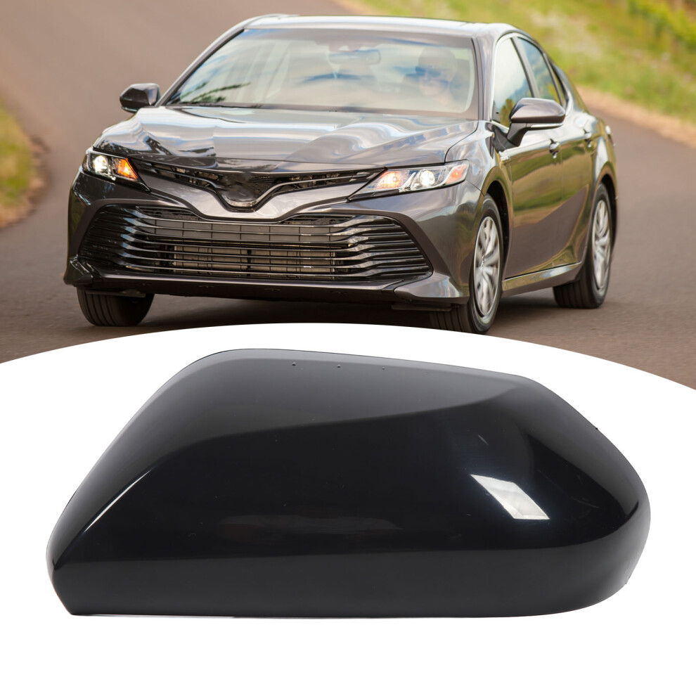 Side Mirror Cover Cap Uv Resistant Rearview Mirror Cover Cap Replacement For Camry 2018 To 2021 Left 87945 06130 Black 6911315094056