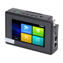 5 in 1 IP Camera Tester Analog HD Video Monitor Network Cable Monitoring Testing Kit 100‑240V EU Plug