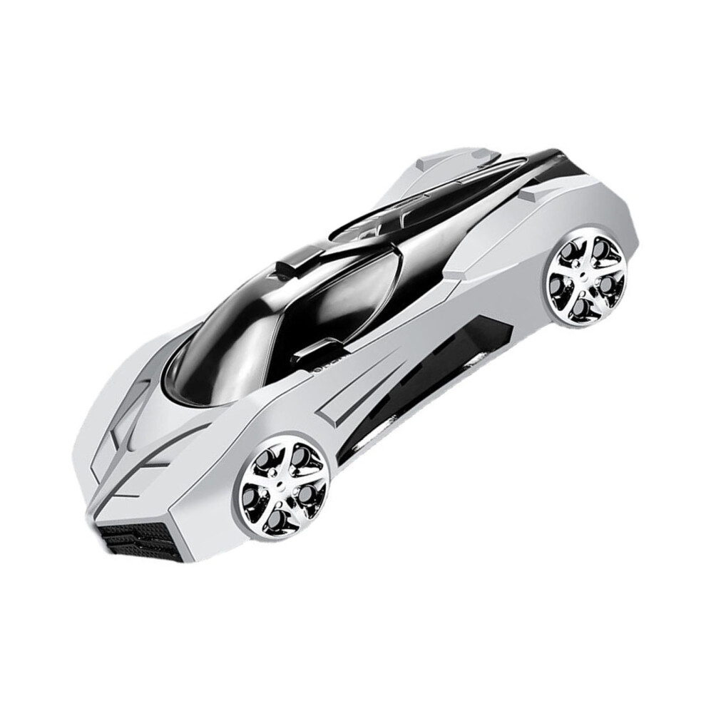 Car Model Phone Holder Cool Sporty Shape Slip Resistant 360 Rotatable Center Console Phone Holder For Office Home Silver 8471315100907