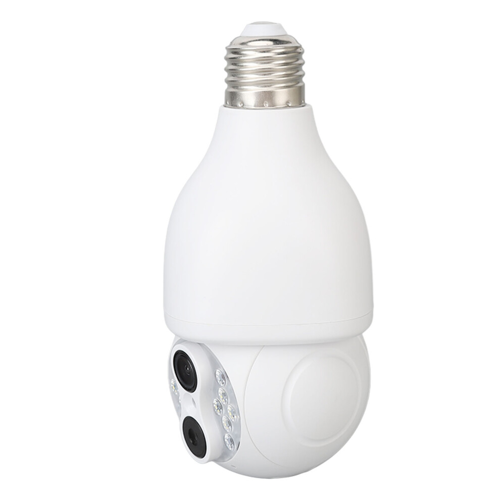 Bulb Security Camera 1080P Dual Lens Hd Night Vision 2 Way Intercom Wifi Surveillance Camera Ac110â240V 7691315106407