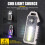 Mini LED Flashlight Keychain Light Waterproof Rechargeable Multi-functional Whistle Window Breaker Bottle Opener and Warning Light 13