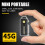 Mini LED Flashlight Keychain Light Waterproof Rechargeable Multi-functional Whistle Window Breaker Bottle Opener and Warning Light 1